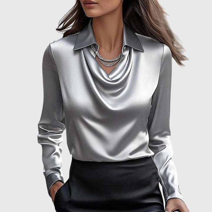 Zoe | Chic Satin Blouse