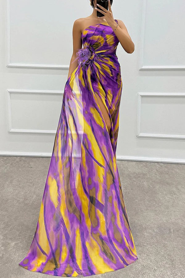 Mia™ | Colorful Draped Dress