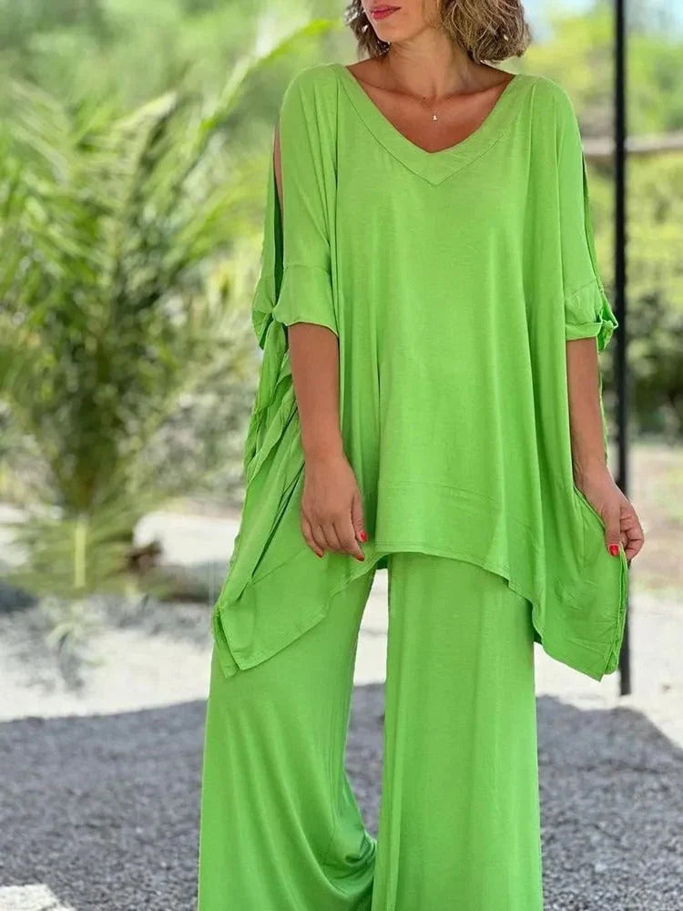 Helen | Elegant Layered Two-Piece Set
