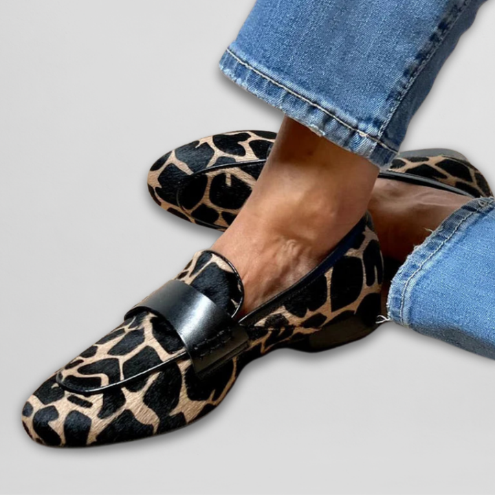 Leopard Print Animal-Pattern Loafer