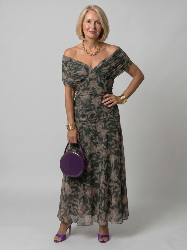Stella & Grace™ | Elegant Flow Midi Dress