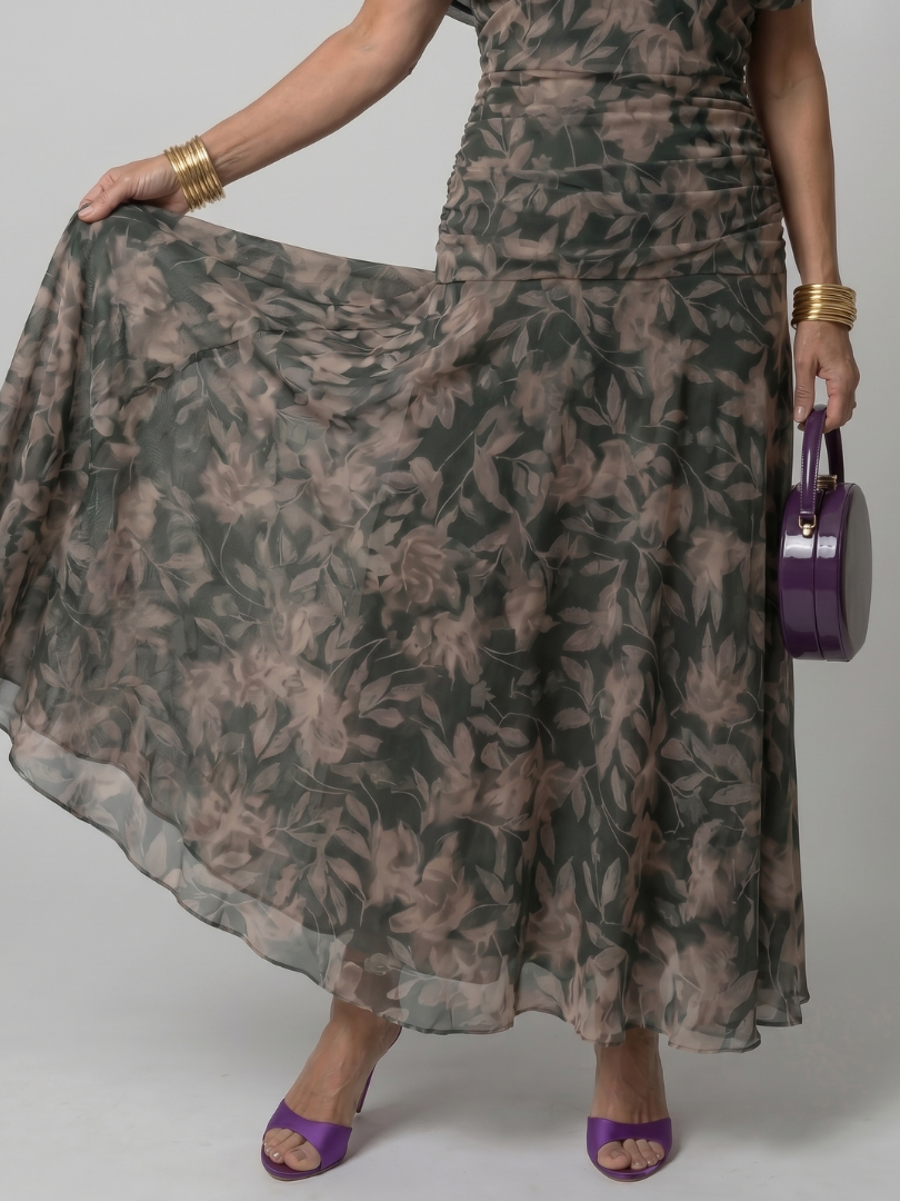Stella & Grace™ | Off-Shoulder Flowing Midi Dress