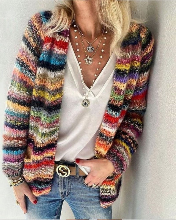 Vibrant Knit Cardigan