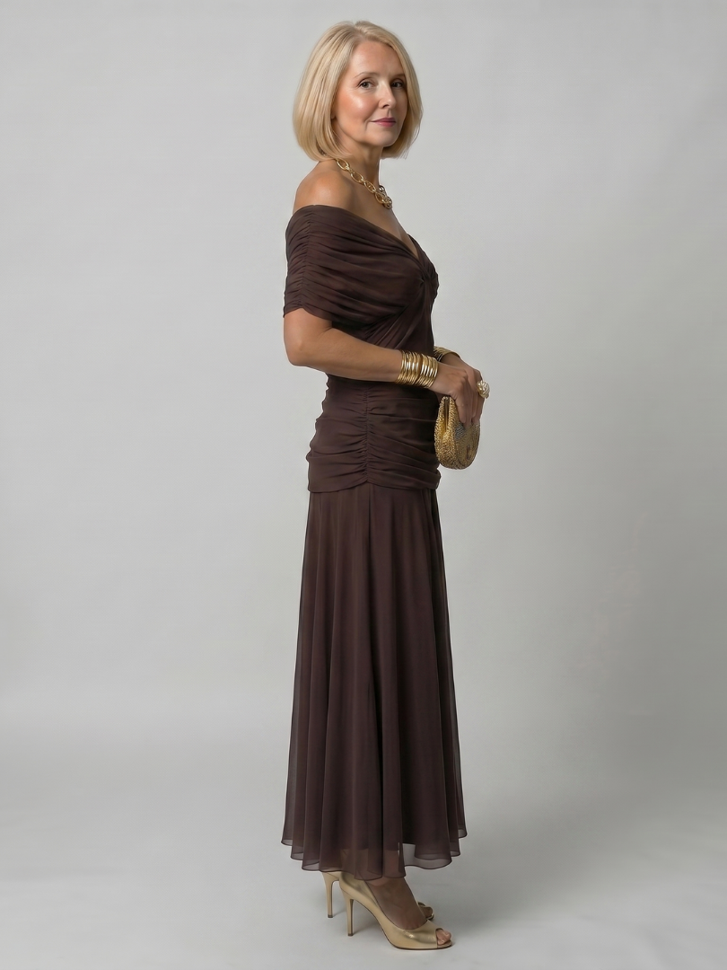 Stella & Grace™ | Elegant Flow Midi Dress