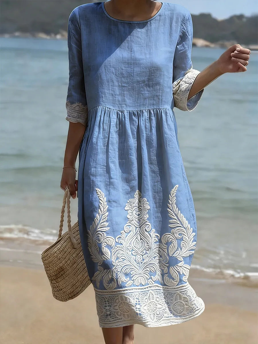 Amber | Chic Floral Elegance Dress
