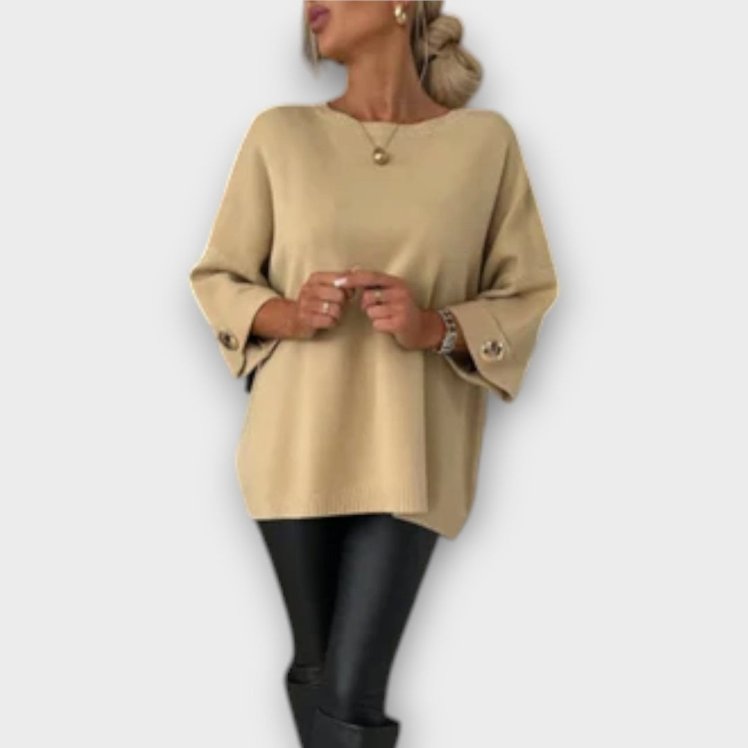 April | Chic Sweater Blouse