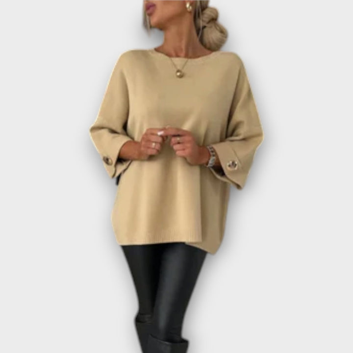 April | Chic Sweater Blouse