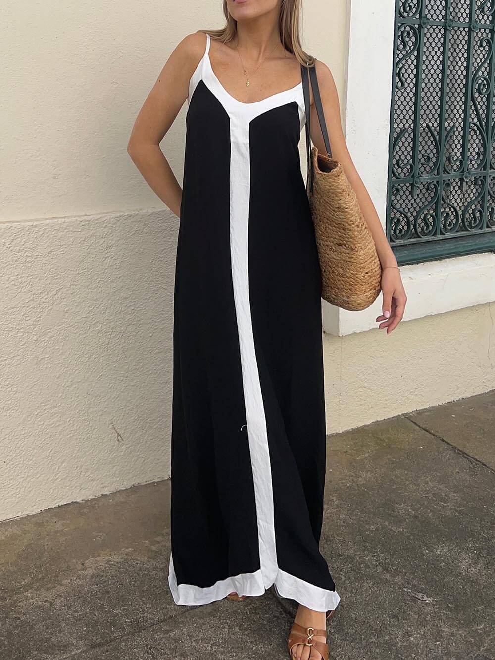 Maxine - Comfortable Sleeveless Maxi Dress