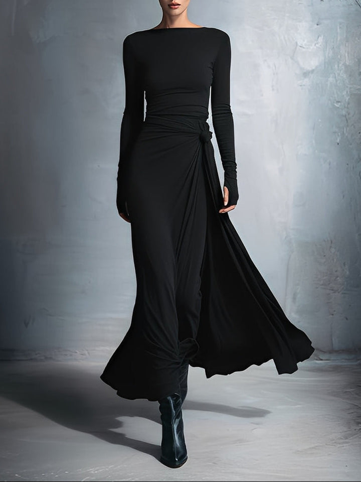 Gabriella – Side Knot Long Dress