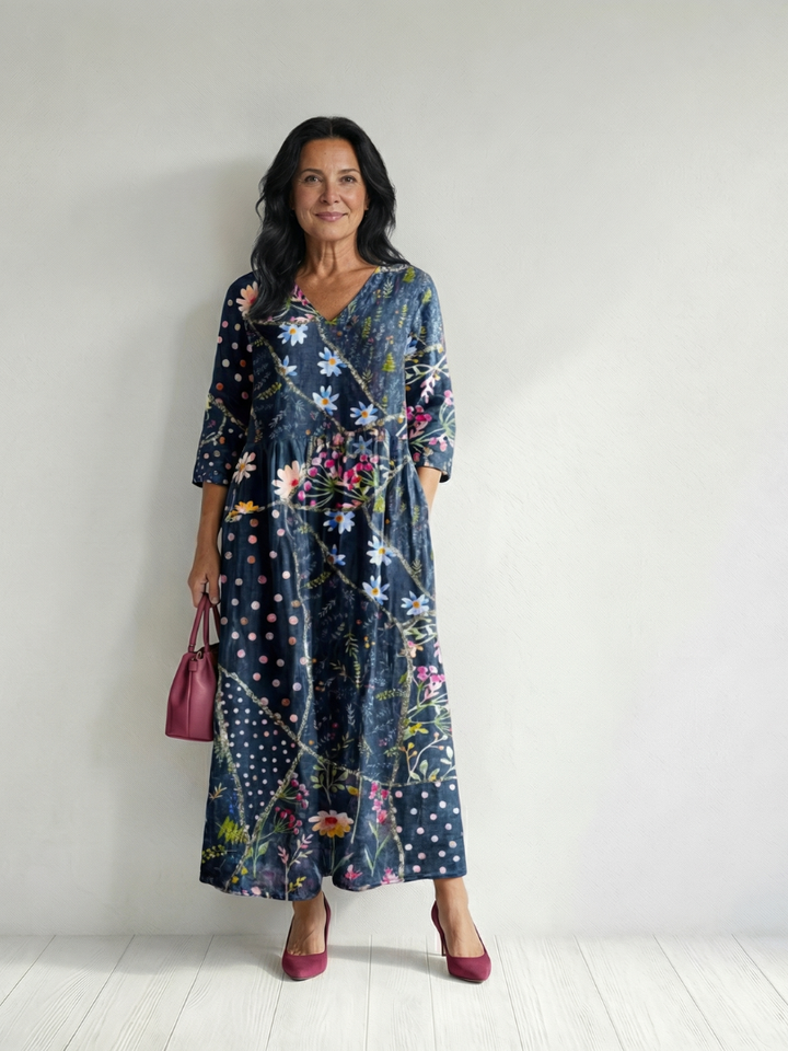 Zane | Effortless Floral Midi Dress