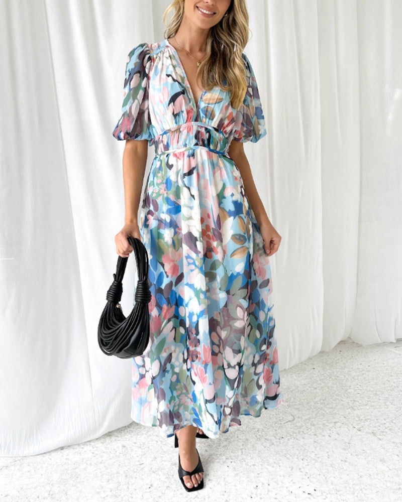 Celine | Elegant Floral Dress for Women