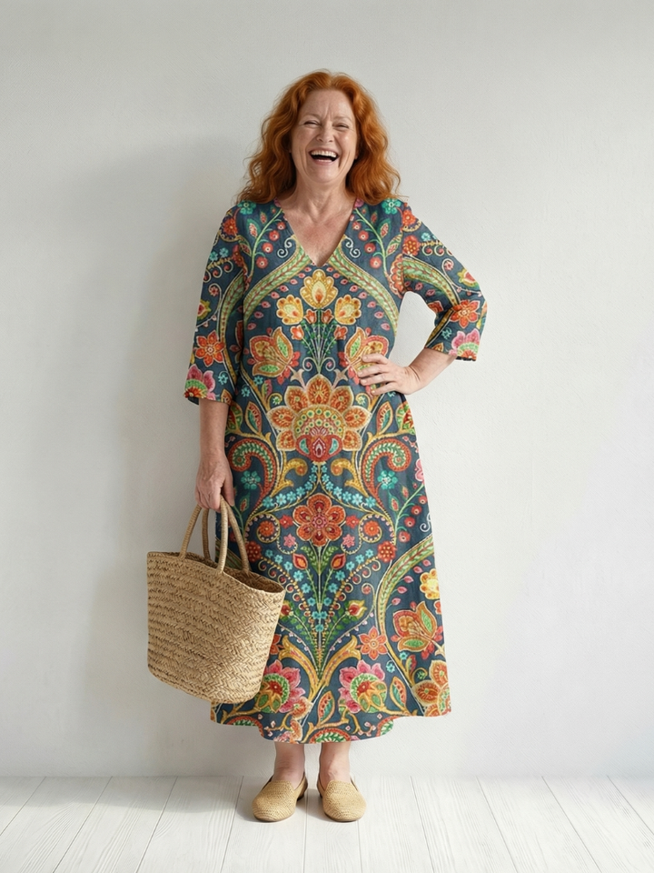 Lara | Effortless Midi Dress for Garden Outings