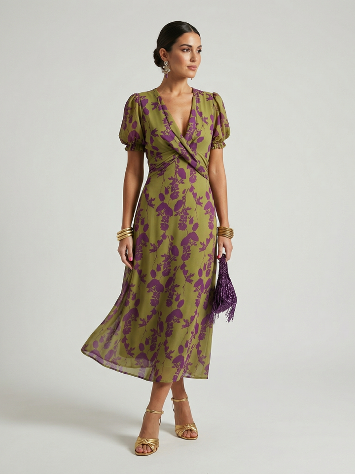 Stella & Grace™ | Easygoing Floral Midi Dress