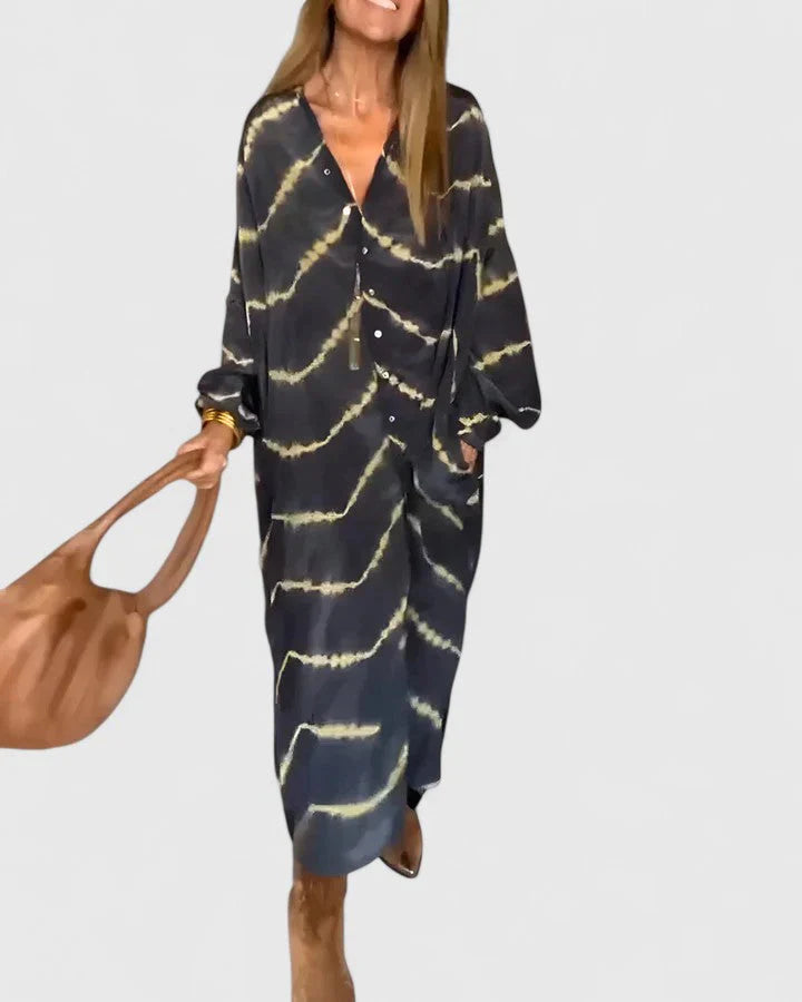 Julia Striped Maxi Dress