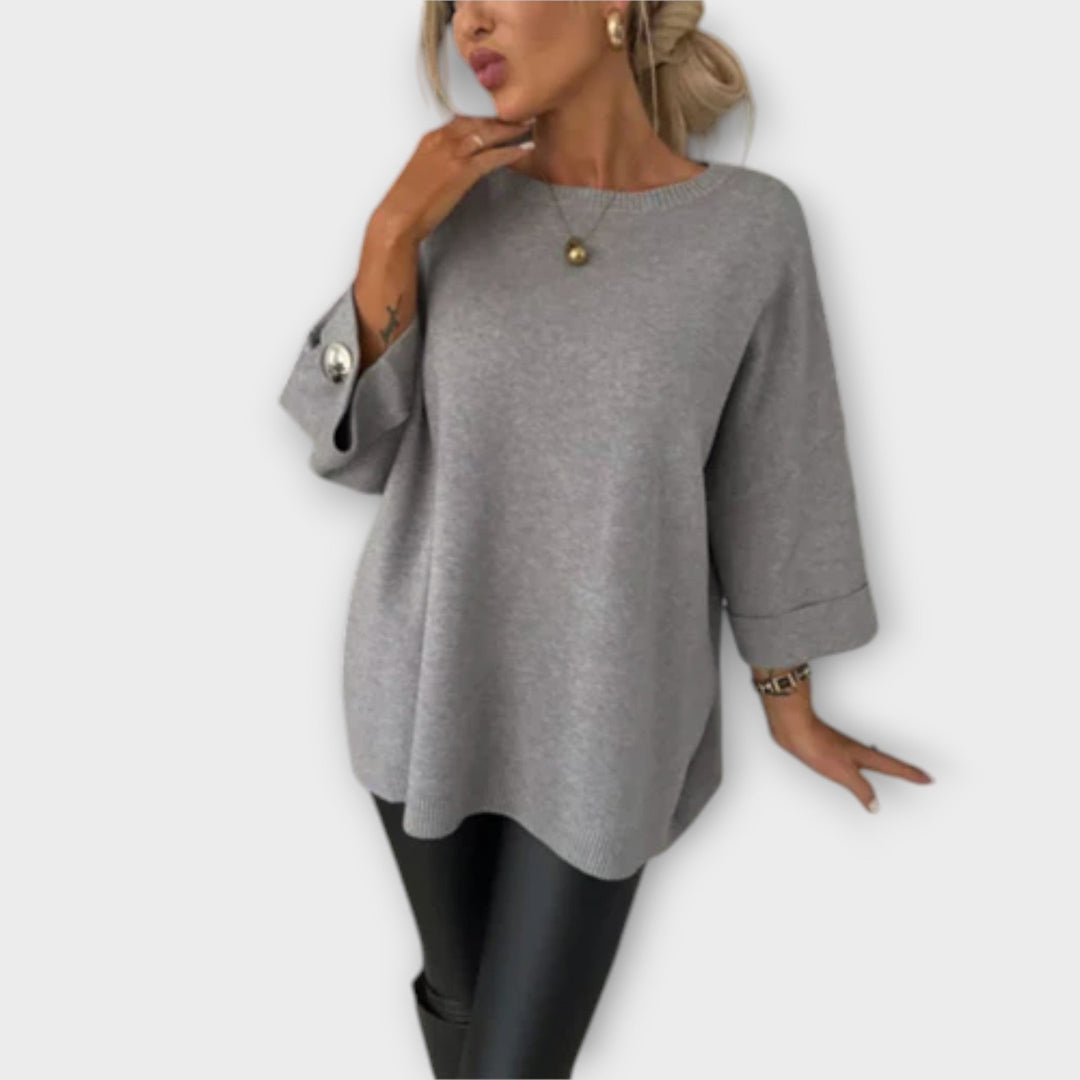April | Chic Sweater Blouse