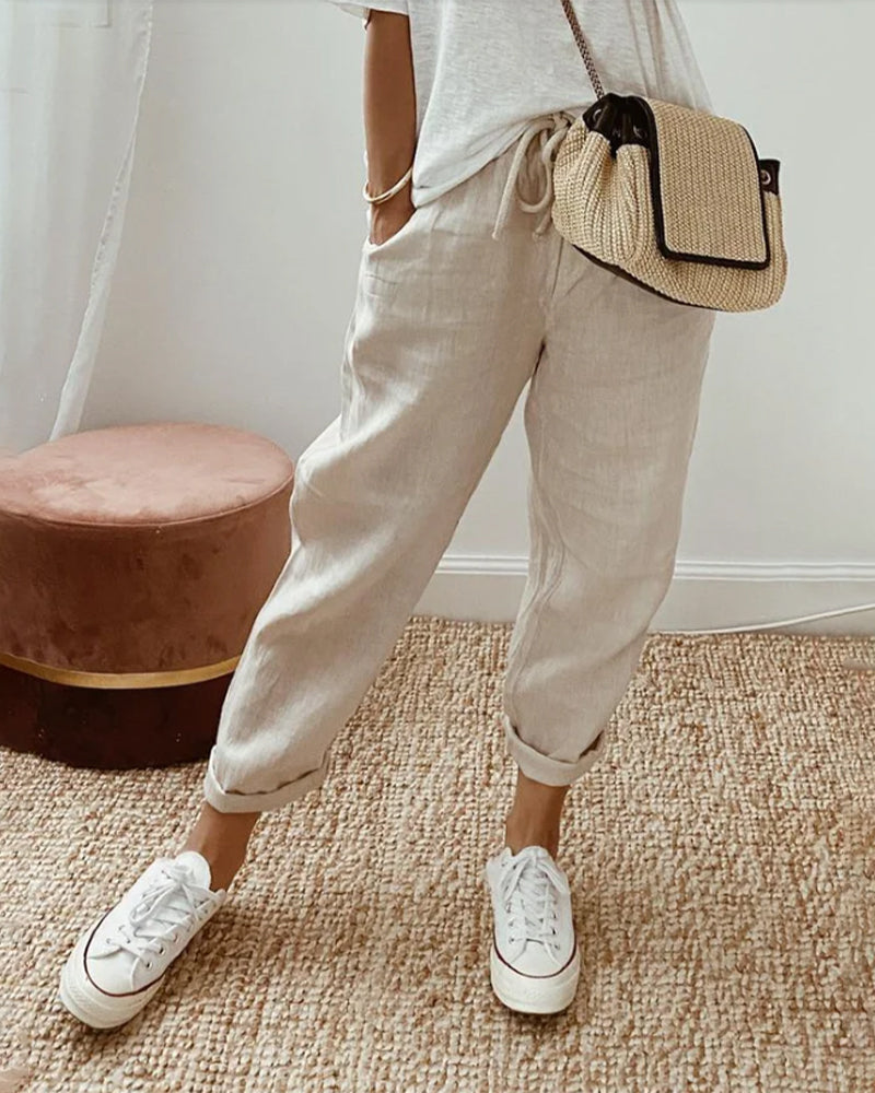 Elegant Comfortable Fluid Pants
