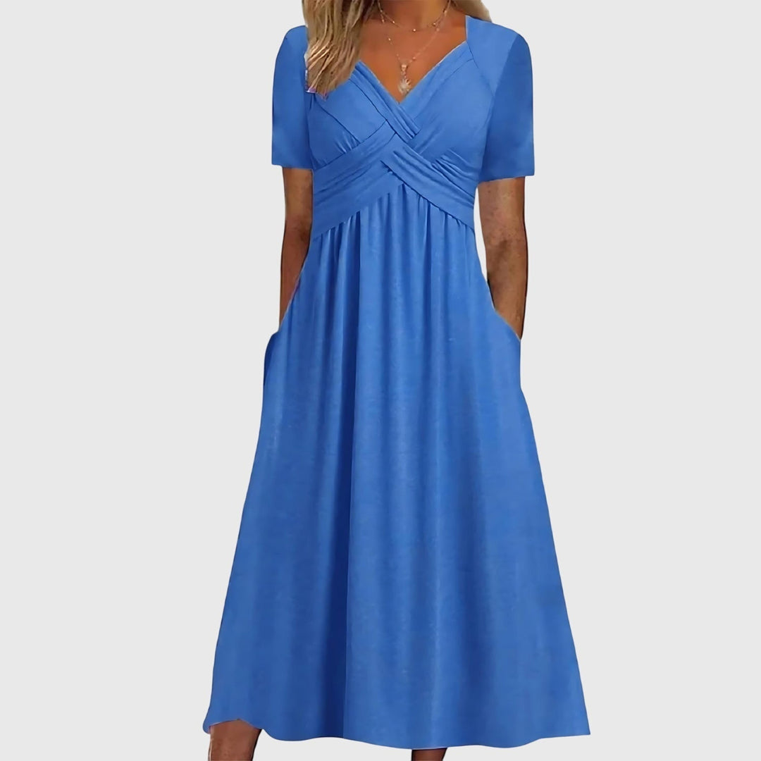 Viola™ | Tummy-Control Midi Dress