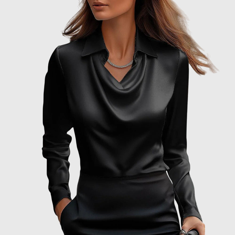 Zoe | Chic Satin Blouse