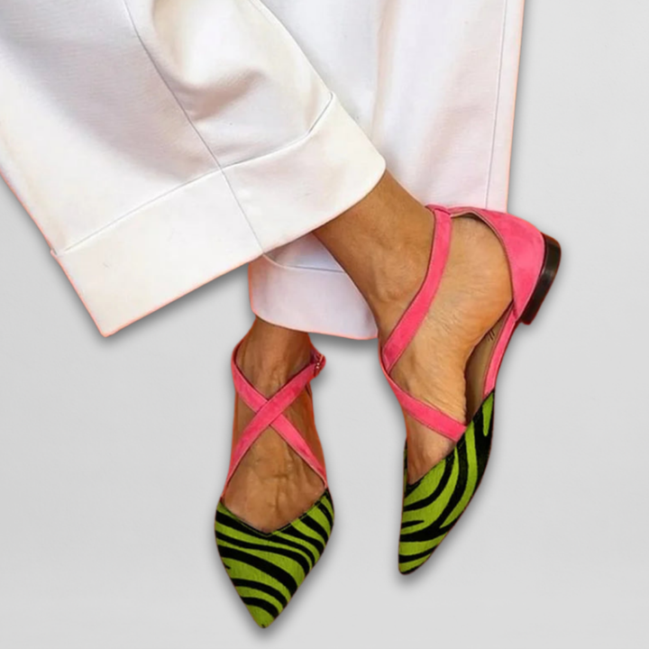 Fern | Elegant Strappy Ballerina Flats