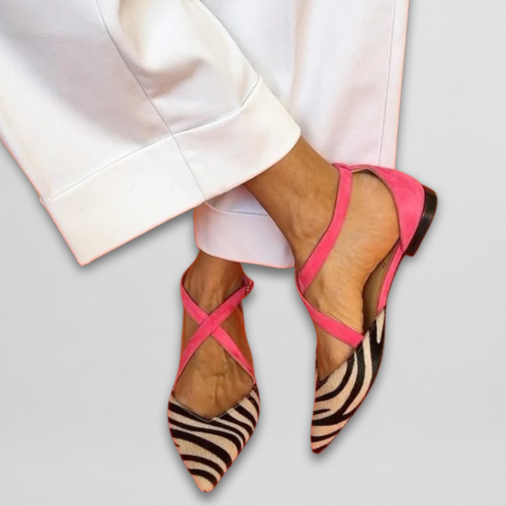 Fern | Elegant Strappy Ballerina Flats