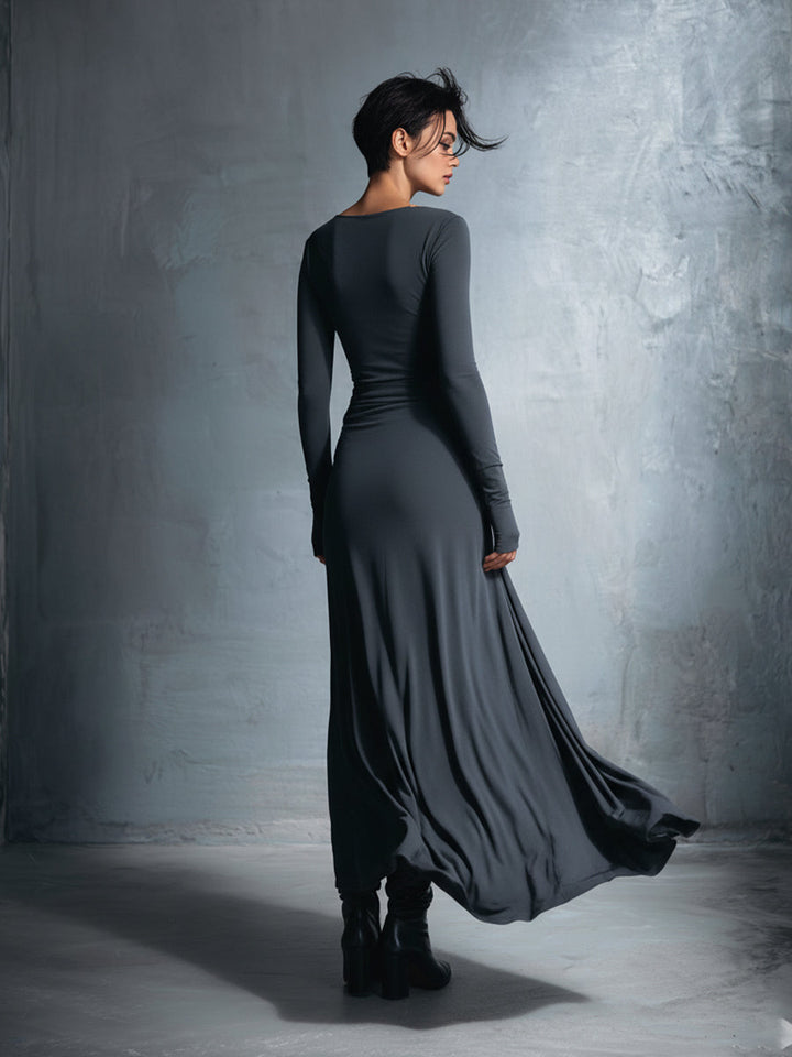 Gabriella – Side Knot Long Dress