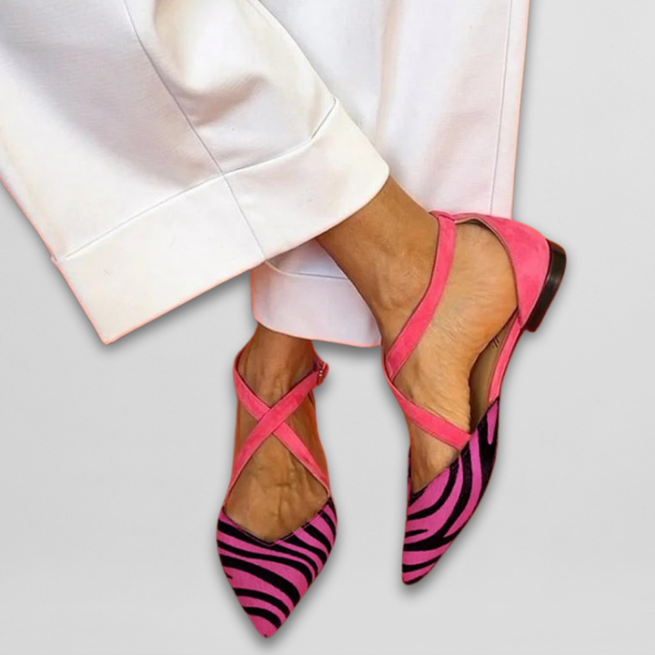Fern | Elegant Strappy Ballerina Flats