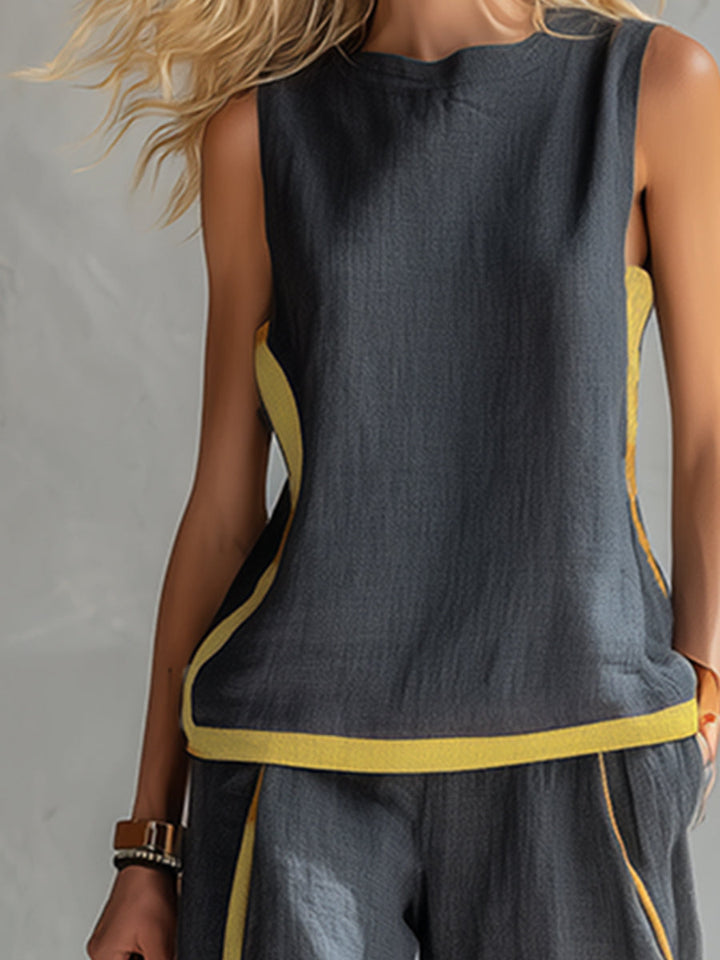 Leila - Elegant Cotton and Linen Essentials Set
