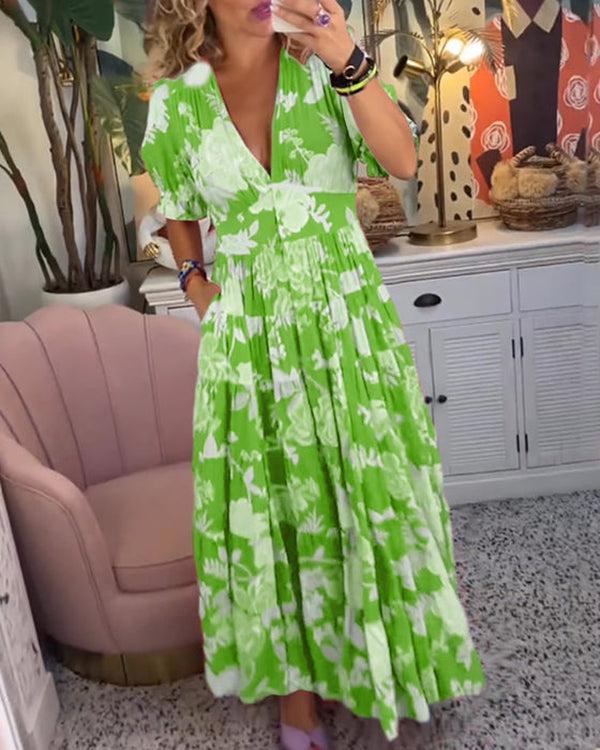 Rosalie – Vibrant Floral Dress