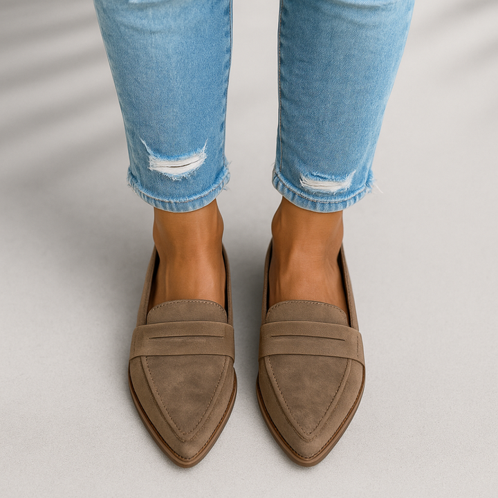 SELENA | Chic Sleek Toe Loafers