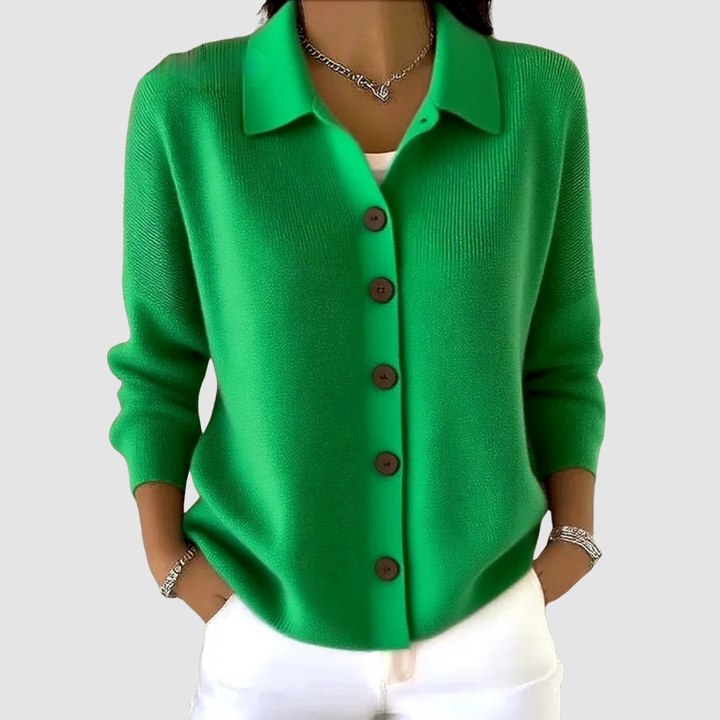 Knitted Button-Up Cardigan