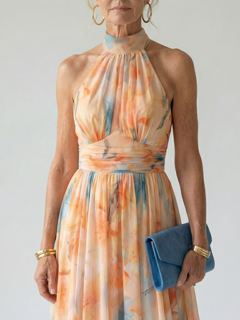 Stella & Grace™ | Cozy Halter Midi Dress