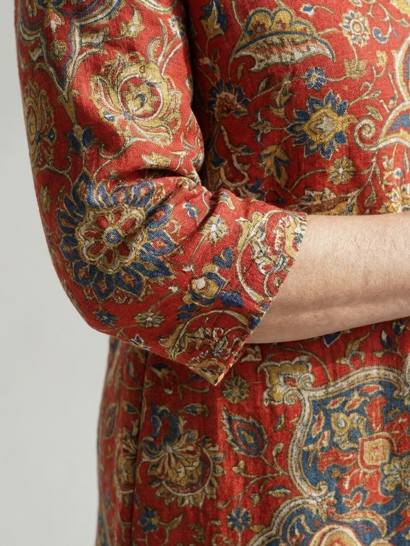 Carter | Effortless Patchwork Midi Dress