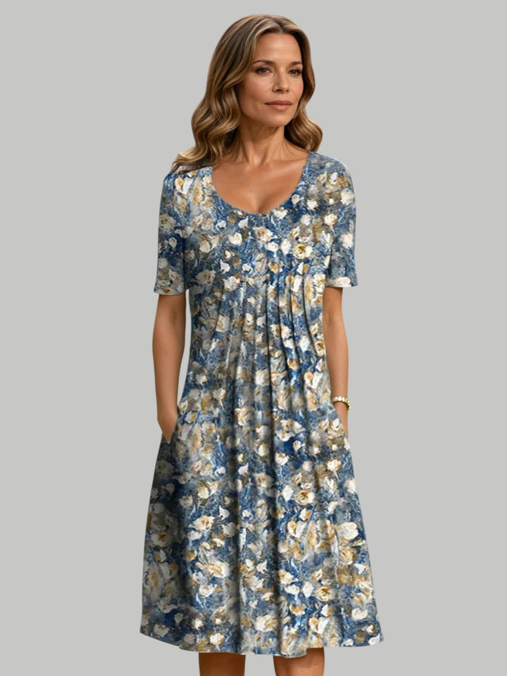 MARIANNE | ELEGANT DRESS WITH TUMMY COVERAGE