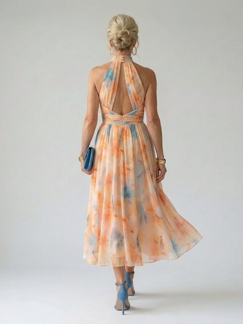 Stella & Grace™ | Cozy Halter Midi Dress