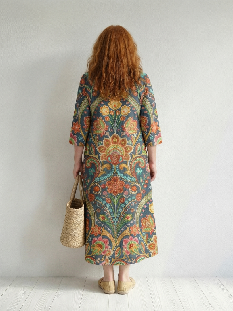 Lara | Effortless Midi Dress for Garden Outings
