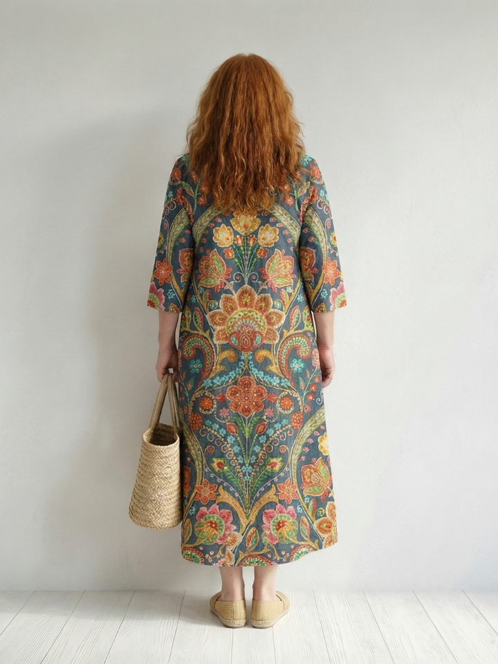 Lara | Effortless Midi Dress for Garden Outings