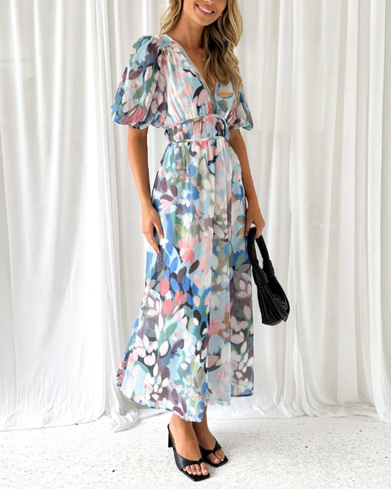 Celine | Elegant Floral Dress for Women