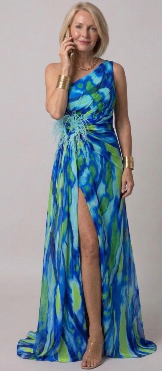 Stella & Grace™ | Colorful Draped Dress