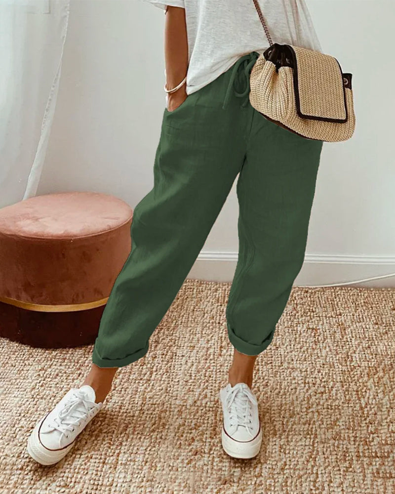 Elegant Comfortable Fluid Pants
