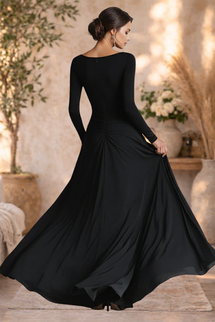 Ivy | Elegant Long Sleeve Maxi Dress
