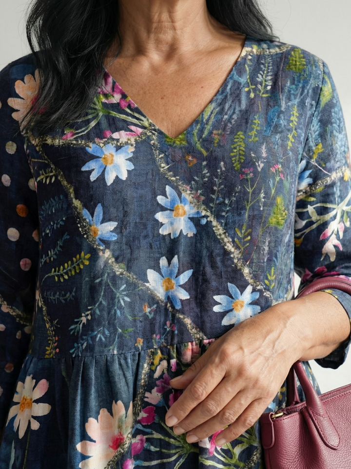 Zane | Effortless Floral Midi Dress