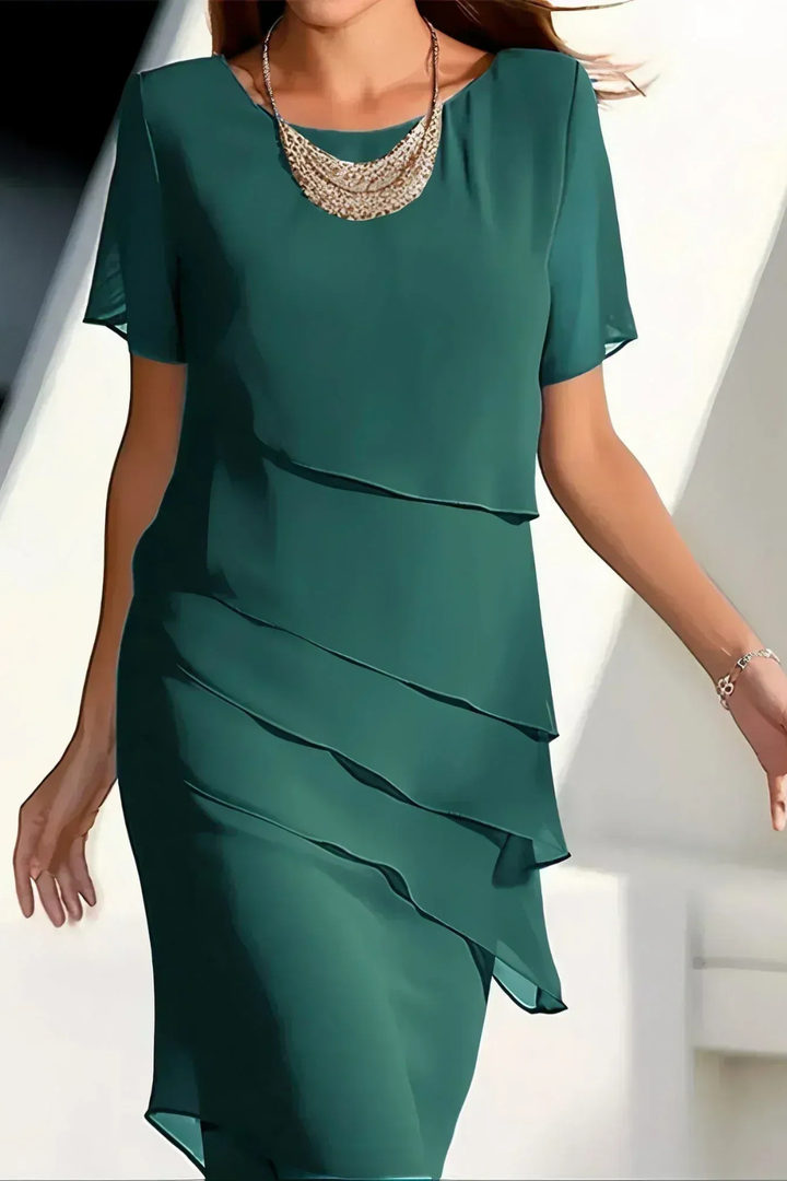 Linda | Stylish Ruffled Comfort Dress