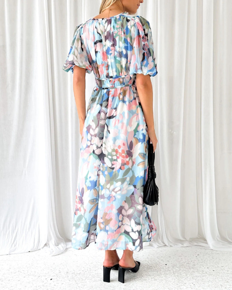 Celine | Elegant Floral Dress for Women