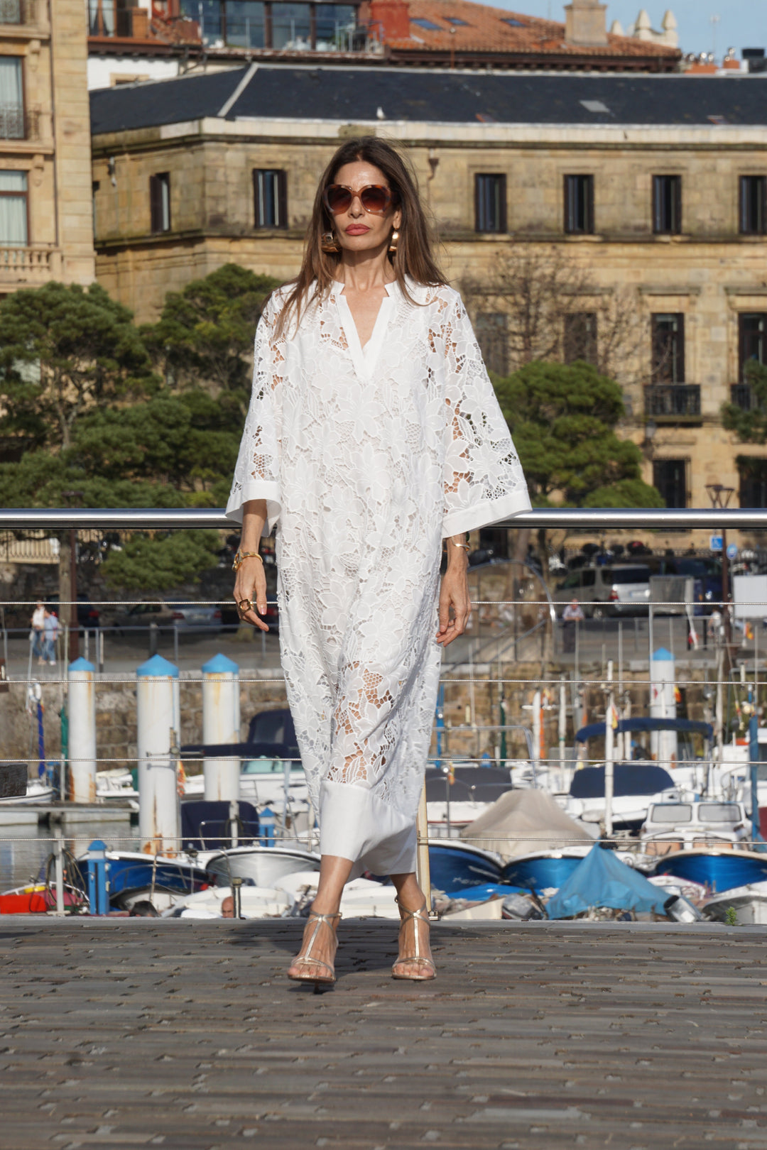 White Lace Luana Dress