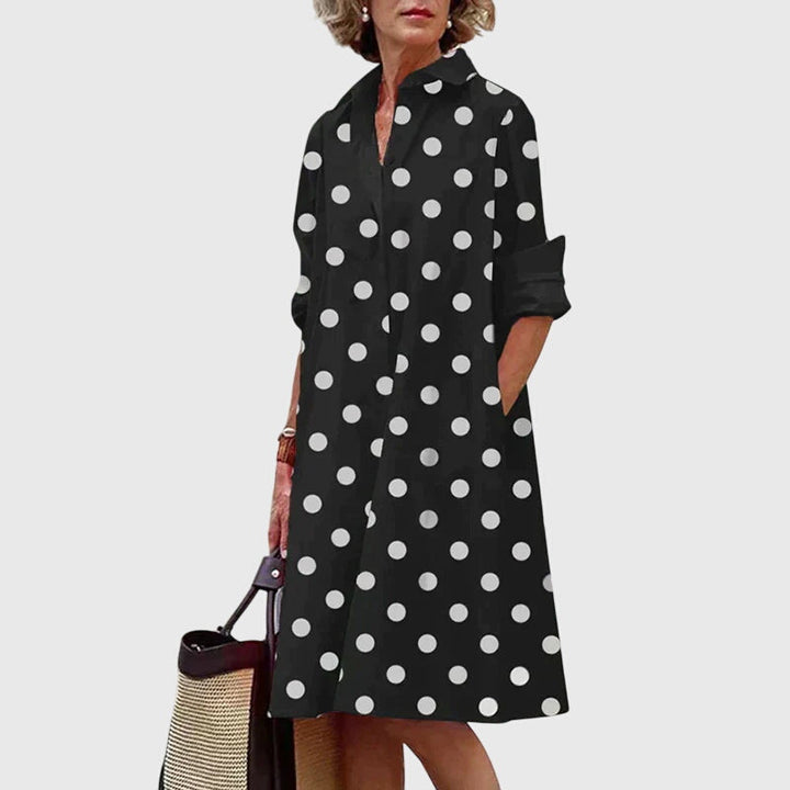 Paige™ - Chic Dress Featuring Convenient Pockets