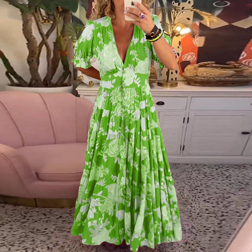 Rosalie – Vibrant Floral Dress