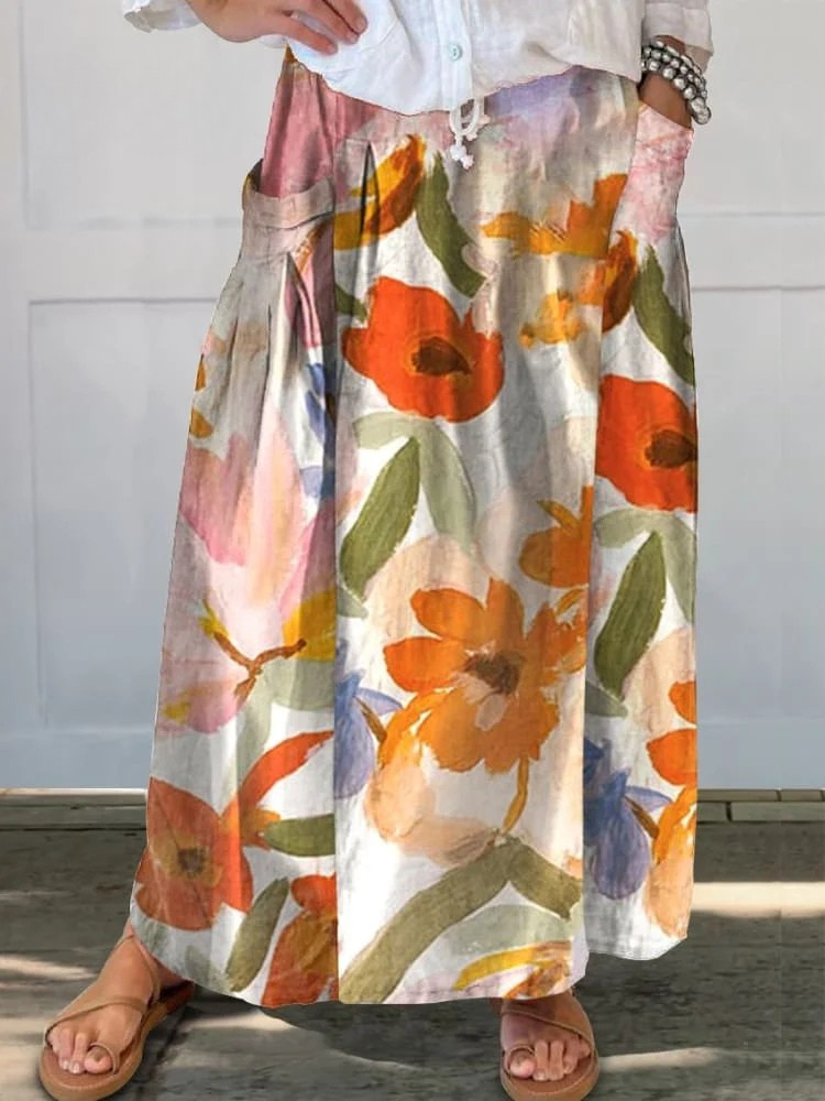 Meadow | Wildflower Pocket Skirt