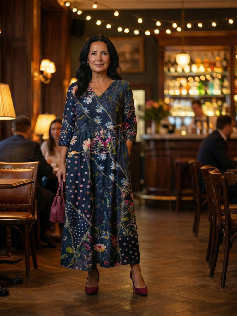 Zane | Effortless Floral Midi Dress