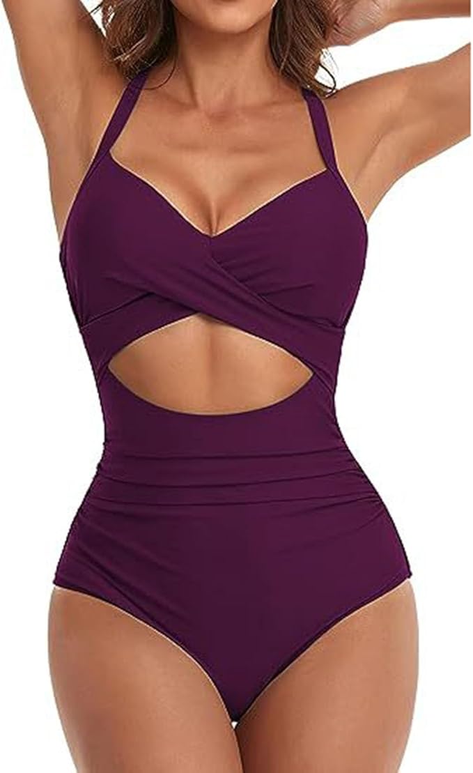 Supportive Ruched Sculpting Swimsuit