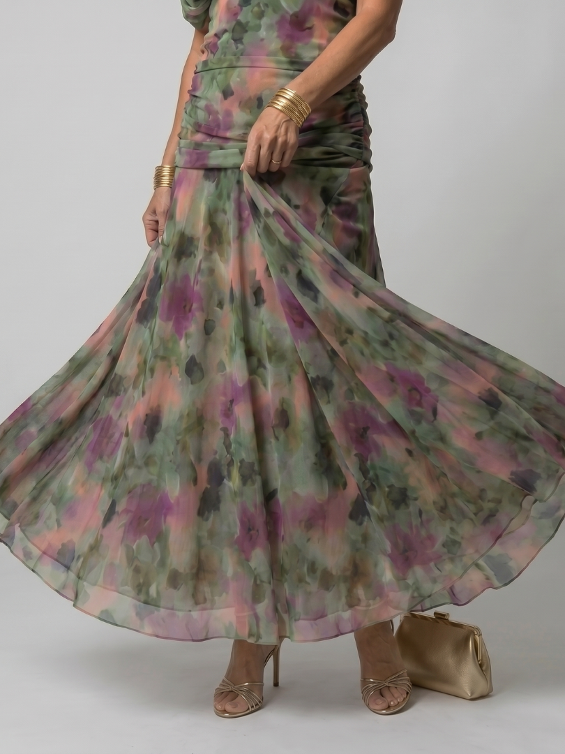 Stella & Grace™ | Elegant Flow Midi Dress